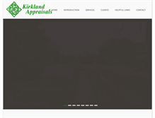 Tablet Screenshot of kirklandappraisals.com